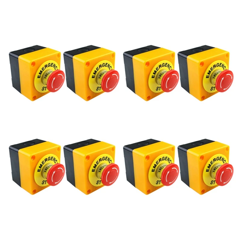 Promotion! 8Pcs Red Mushroom Emergency Stop Shut Off Push Button Switch No + Nc 22Mm Cnc Gecko
Promotion! 8Pcs Red Mushroom Emergency Stop Shut Off Push Button Switch No + Nc 22Mm Cnc Gecko
