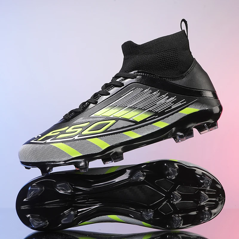 Wrap Around Ankle Football Cleats Thick Comfort Collar Long Non Slip Studs Wear Resistant Breathable Outdoor Sports Match Shoes
Wrap Around Ankle Football Cleats Thick Comfort Collar Long Non Slip Studs Wear Resistant Breathable Outdoor Sports Match Shoes