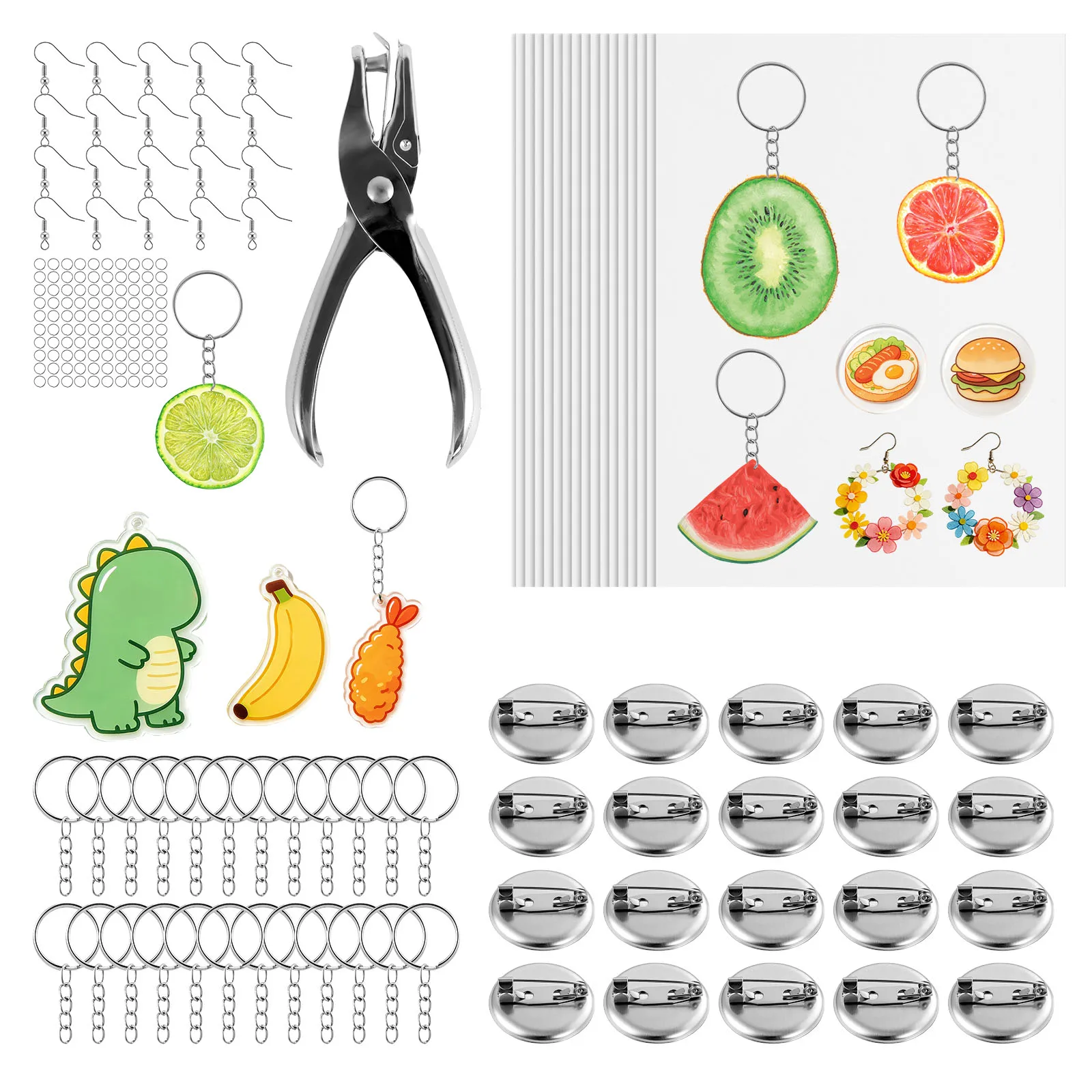 Shrink Plastic Sheets Shrink Films Papers Shrinky Art Creative Keychain Jewelry Handicrafts Mother's Day & Father's Day Ornament
Shrink Plastic Sheets Shrink Films Papers Shrinky Art Creative Keychain Jewelry Handicrafts Mother's Day & Father's Day Ornament