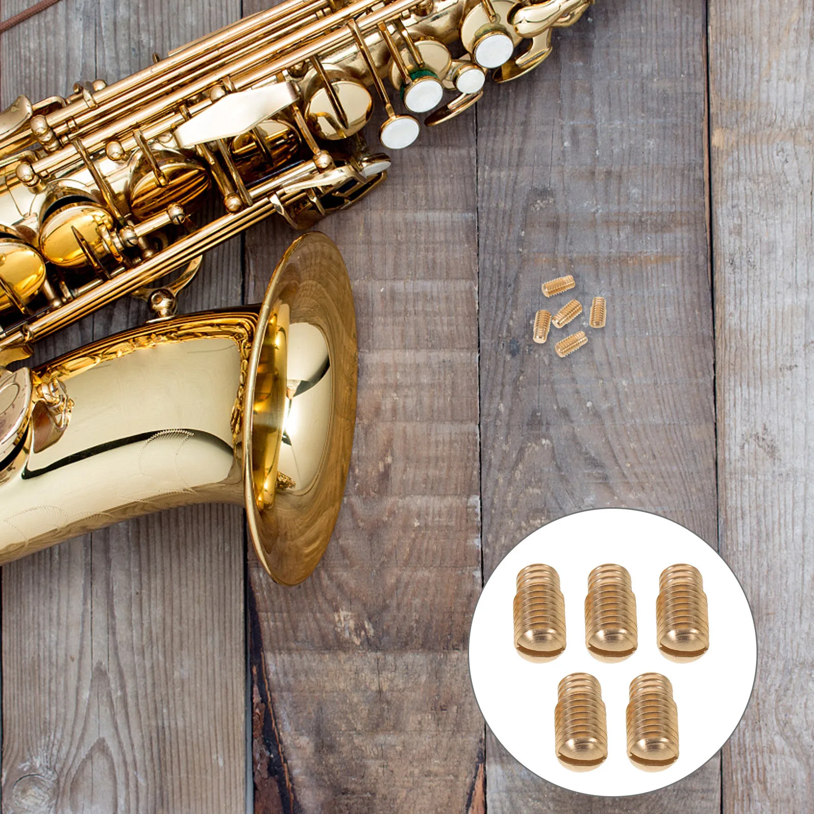 5Pcs High Quality Saxophone Neck Screws for Accurate Fit and Performance in Alto and Soprano Instruments Saxophone Screw 
5Pcs High Quality Saxophone Neck Screws for Accurate Fit and Performance in Alto and Soprano Instruments Saxophone Screw