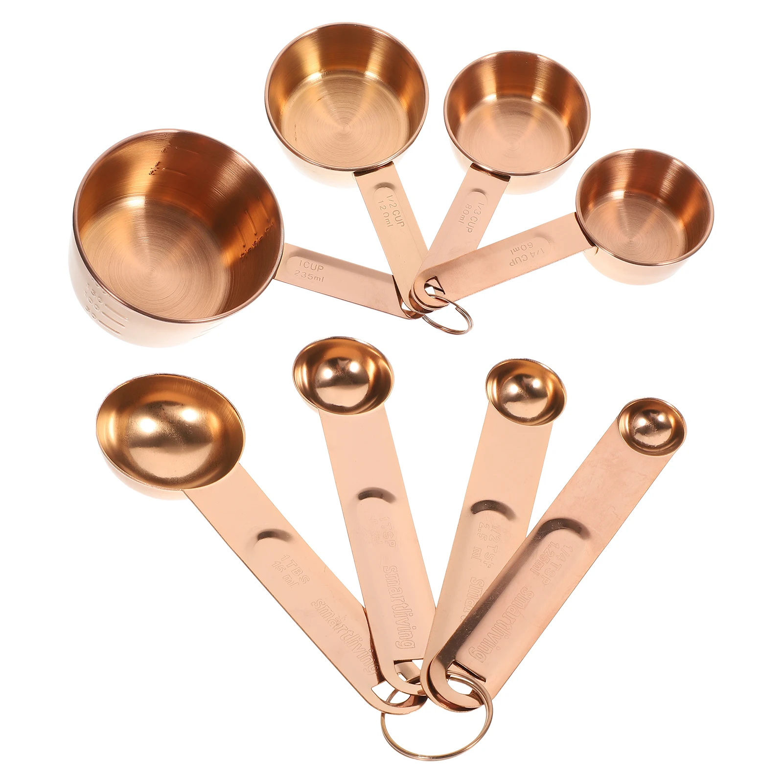 1 set Stainless Steel Baking Measuring Cups Set Rose Gold Easy UseSpoons Powder Accurate Size For Home Restaurant Coffee Shop
1 set Stainless Steel Baking Measuring Cups Set Rose Gold Easy UseSpoons Powder Accurate Size For Home Restaurant Coffee Shop
