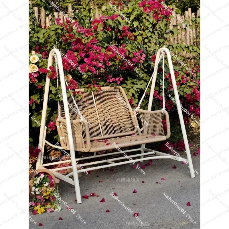 Outdoor Garden Rocking Chair, Small Outdoor Courtyard Balcony Garden Double Hammock, Adult Trendy Hammock
Outdoor Garden Rocking Chair, Small Outdoor Courtyard Balcony Garden Double Hammock, Adult Trendy Hammock