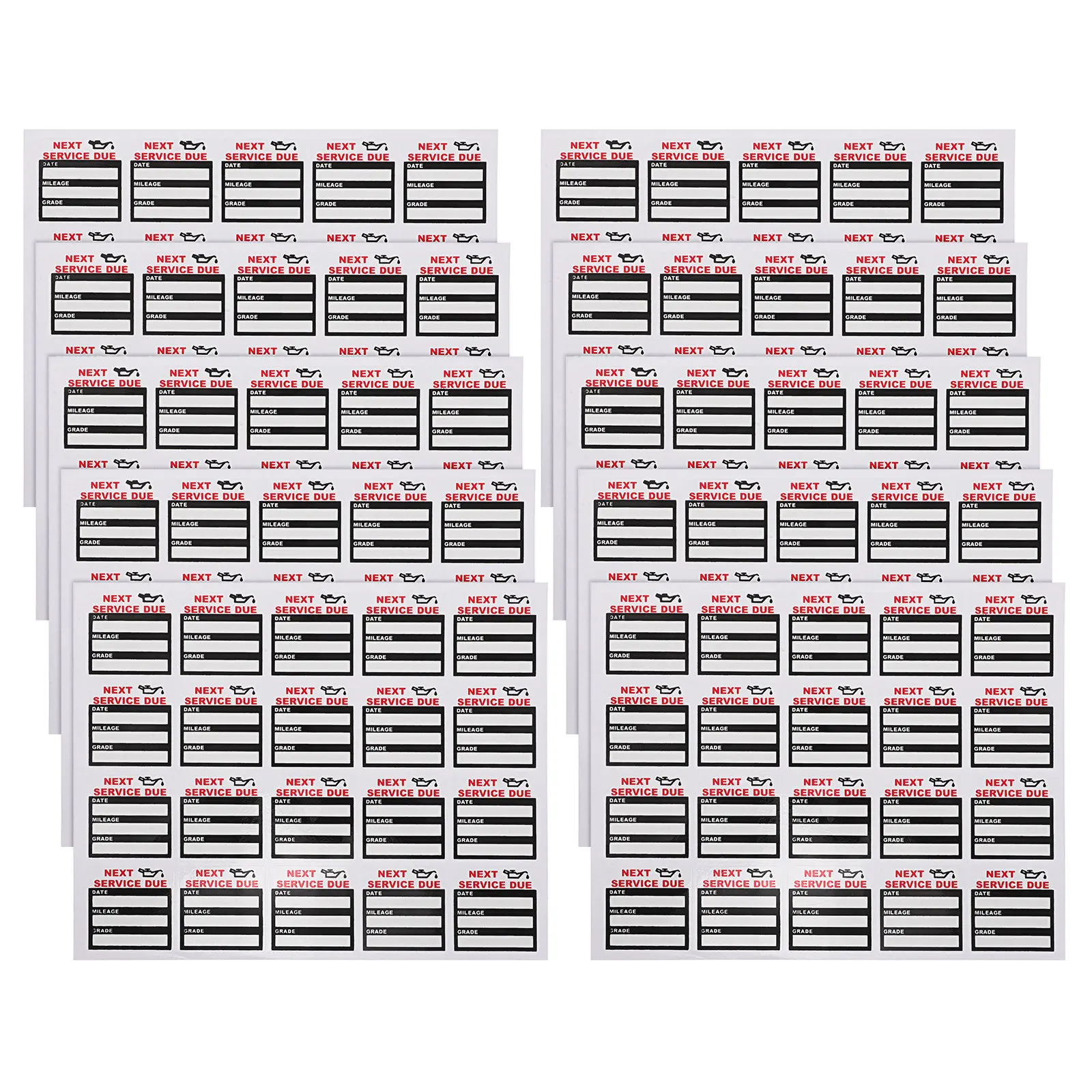 200Pcs Windshield Oil Reminder Stickers Static Cling Removable No Residue Next Service Due Labels for Car Truck Industrial
200Pcs Windshield Oil Reminder Stickers Static Cling Removable No Residue Next Service Due Labels for Car Truck Industrial