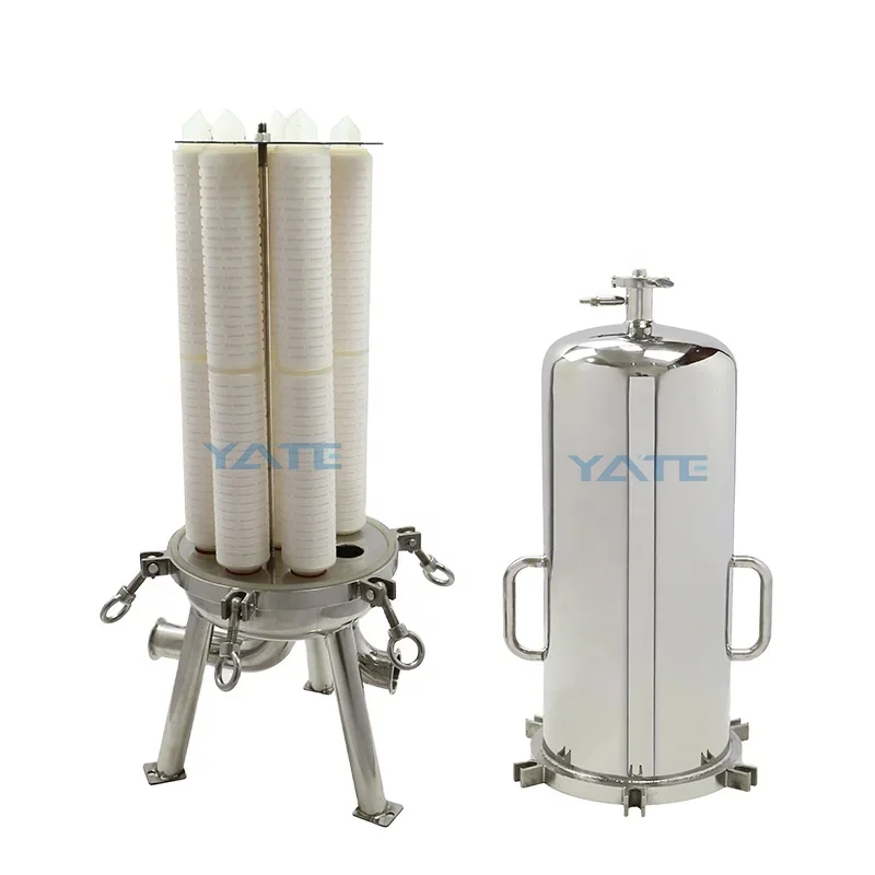SS 304 316L 10/20 Inch Sanitary Code 7 PP Cartridge Micro Filter Housing Food Grade Single Multi Equipment
SS 304 316L 10/20 Inch Sanitary Code 7 PP Cartridge Micro Filter Housing Food Grade Single Multi Equipment