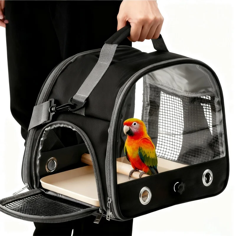 Portable foldable birdcage with plastic chassis, suitable for handheld small pet bags for parrots, hamsters, and chipmunks
Portable foldable birdcage with plastic chassis, suitable for handheld small pet bags for parrots, hamsters, and chipmunks