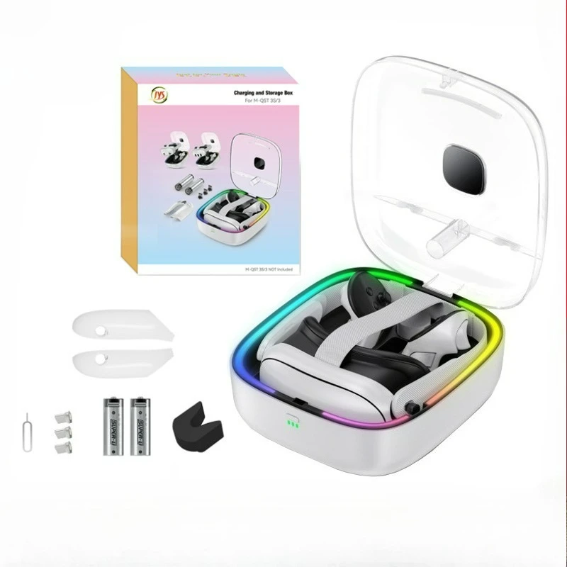MQ002 JYS Suitable For Meta Quest3 VR Glasses Handle Contact Cabin Charging Base Replacement
MQ002 JYS Suitable For Meta Quest3 VR Glasses Handle Contact Cabin Charging Base Replacement