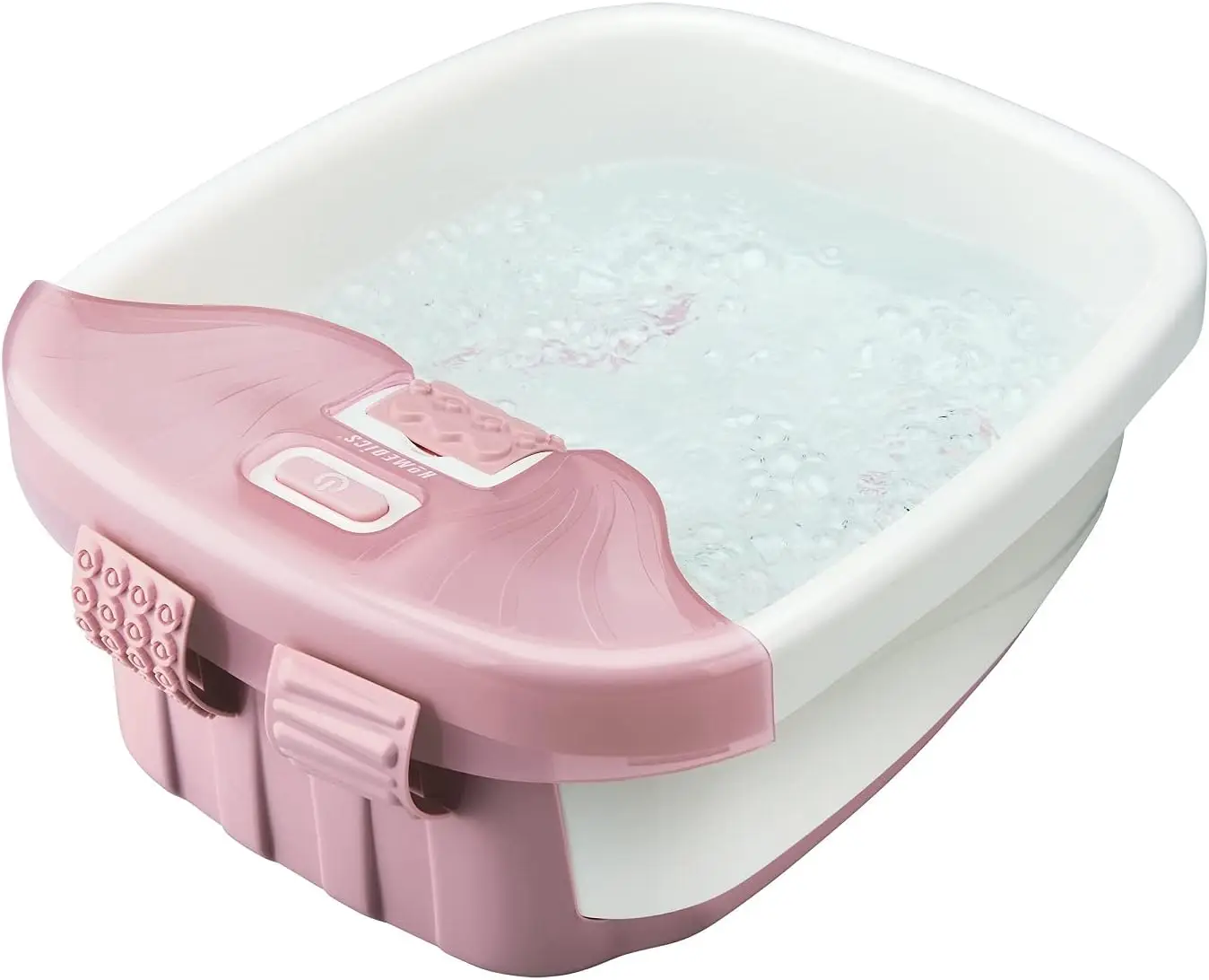 Deluxe Foot Spa with Heat Maintenance, Bubble Massage, 3 Attachments in Pink
Deluxe Foot Spa with Heat Maintenance, Bubble Massage, 3 Attachments in Pink