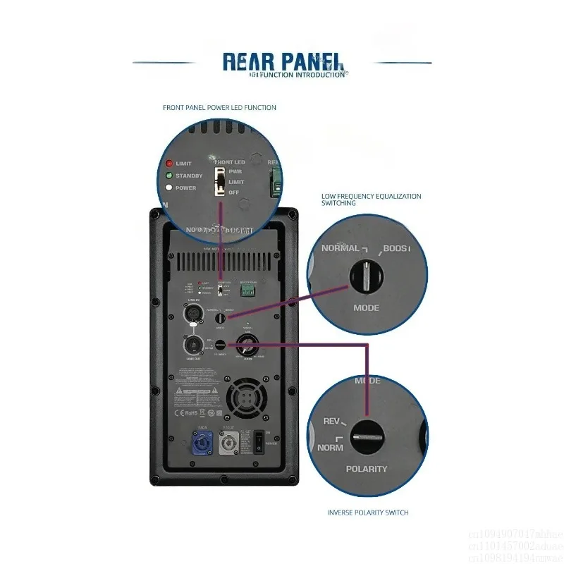 15-Inch 18-inch professional performance active speaker bass digital power amplifier rear panel module subwoofer
15-Inch 18-inch professional performance active speaker bass digital power amplifier rear panel module subwoofer