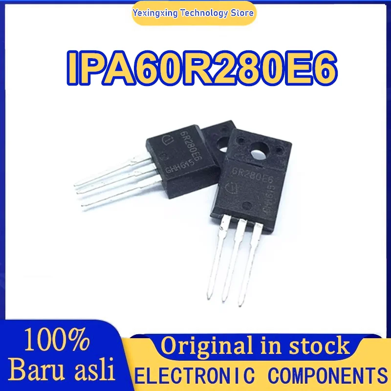 5PCS 6R280E6 IPA60R280E6 N-CH 600V 13.8A TO220-FP IC Chip New&Original
5PCS 6R280E6 IPA60R280E6 N-CH 600V 13.8A TO220-FP IC Chip New&Original