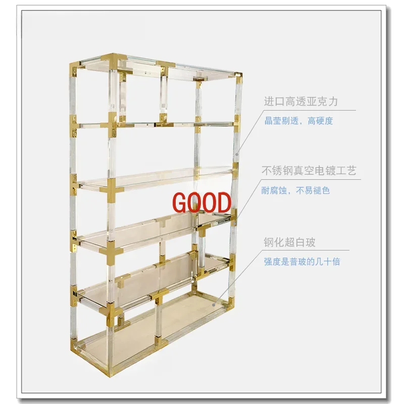 Acrylic Bookcase Organic Glass Shelves Metal Decorative Bookshelf Jewelry Display Shelf Decoration Shelf
Acrylic Bookcase Organic Glass Shelves Metal Decorative Bookshelf Jewelry Display Shelf Decoration Shelf