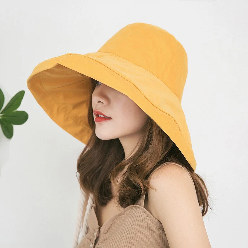 Summer Wide Brim Fisherman Hat for Women Peach Skin Velvet Korean Sunshade Sun Hat Foldable Outdoor Travel Beach Hat Bucket Cap
Summer Wide Brim Fisherman Hat for Women Peach Skin Velvet Korean Sunshade Sun Hat Foldable Outdoor Travel Beach Hat Bucket Cap