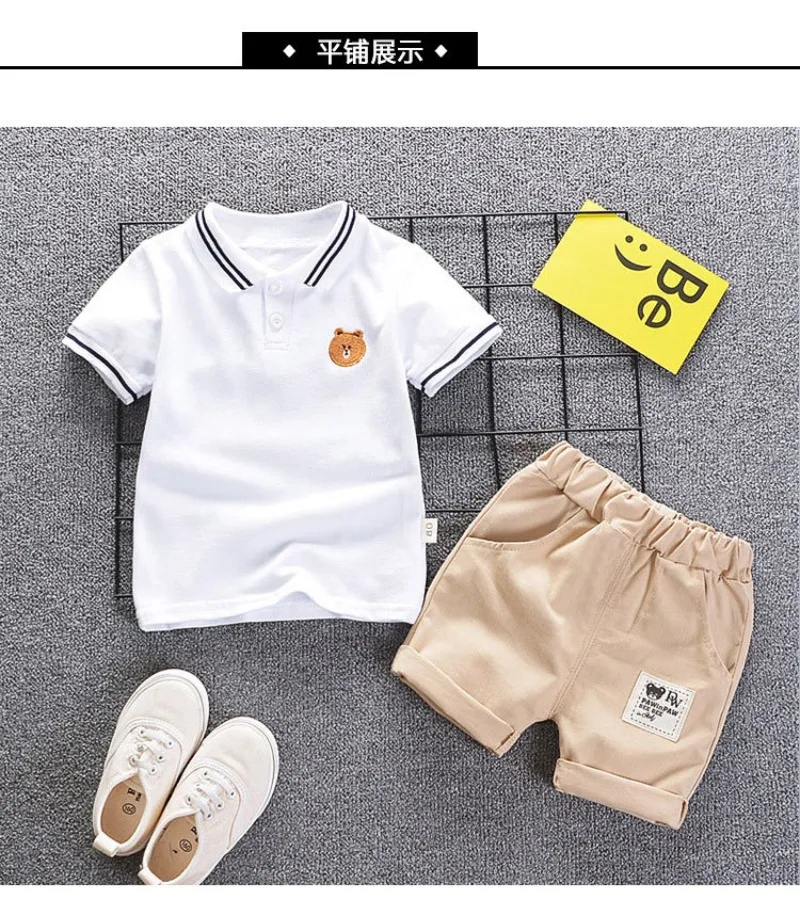 2025 New Boys Baby Sets 1-5 Years Old Boys Sets Summer Toddler Boys Clothes Sets Kids Polo T-shirts + Shorts Children's Outfits
2025 New Boys Baby Sets 1-5 Years Old Boys Sets Summer Toddler Boys Clothes Sets Kids Polo T-shirts + Shorts Children's Outfits