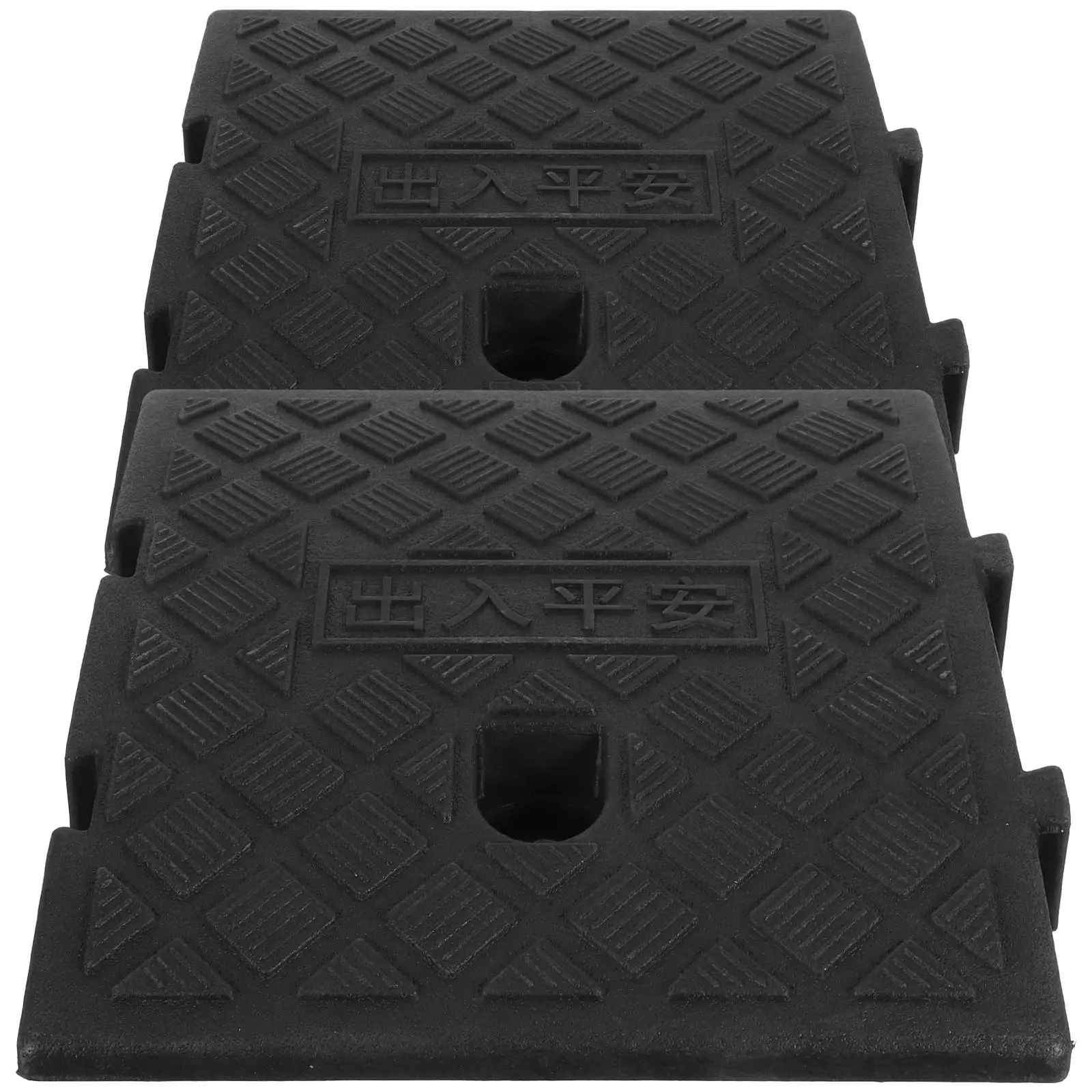 2PCS Plastic Triangular Pads Heavy Duty Ramps for Indoor Steps Driveway 25x27x7cm Black Screwed Non Slip Vehicle Wheel
2PCS Plastic Triangular Pads Heavy Duty Ramps for Indoor Steps Driveway 25x27x7cm Black Screwed Non Slip Vehicle Wheel