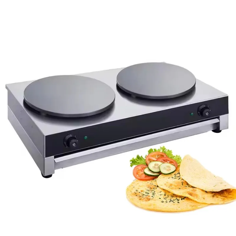 Double Stainless Steel Class Ji Furnace Pancake Machine for Commercial Use
Double Stainless Steel Class Ji Furnace Pancake Machine for Commercial Use