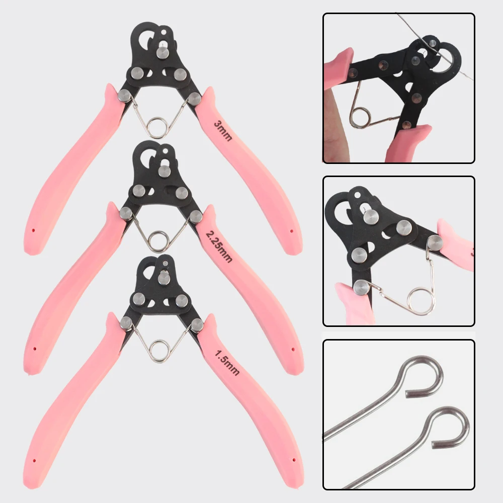 Professional 1.5/2.25/3mm Wire Rolling Plier Jewelry Making Tool for Wire Winding Bending Ring Wrapping Round Nose C-Ring Plier
Professional 1.5/2.25/3mm Wire Rolling Plier Jewelry Making Tool for Wire Winding Bending Ring Wrapping Round Nose C-Ring Plier