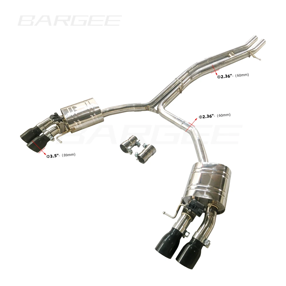 Bargee performance exhaust muffler pipes single catback exhaust For AUDI S8 4.0T 2014-2019 muffler valvetronic exhaust
Bargee performance exhaust muffler pipes single catback exhaust For AUDI S8 4.0T 2014-2019 muffler valvetronic exhaust