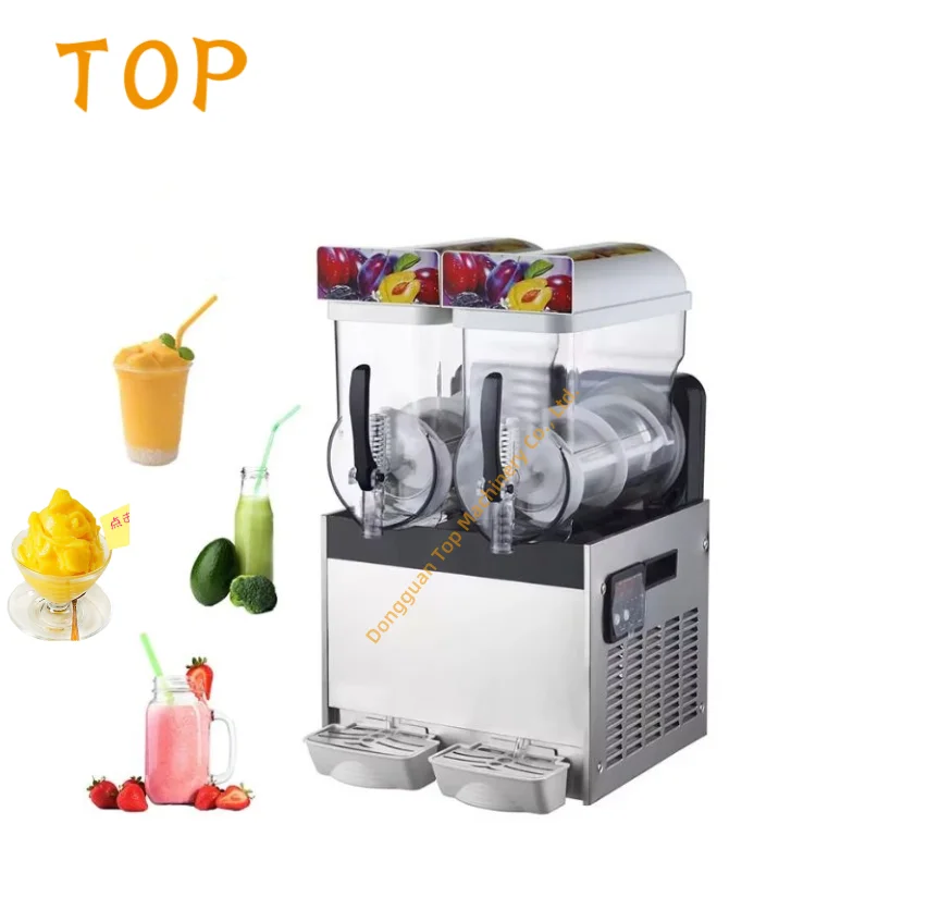 Table Top1/ 2 /3Tanks Mini Slush Frappe Machine Frozen Summer Healthy Vegetable Drinking Juice Fruit Snow Melting Machine
Table Top1/ 2 /3Tanks Mini Slush Frappe Machine Frozen Summer Healthy Vegetable Drinking Juice Fruit Snow Melting Machine