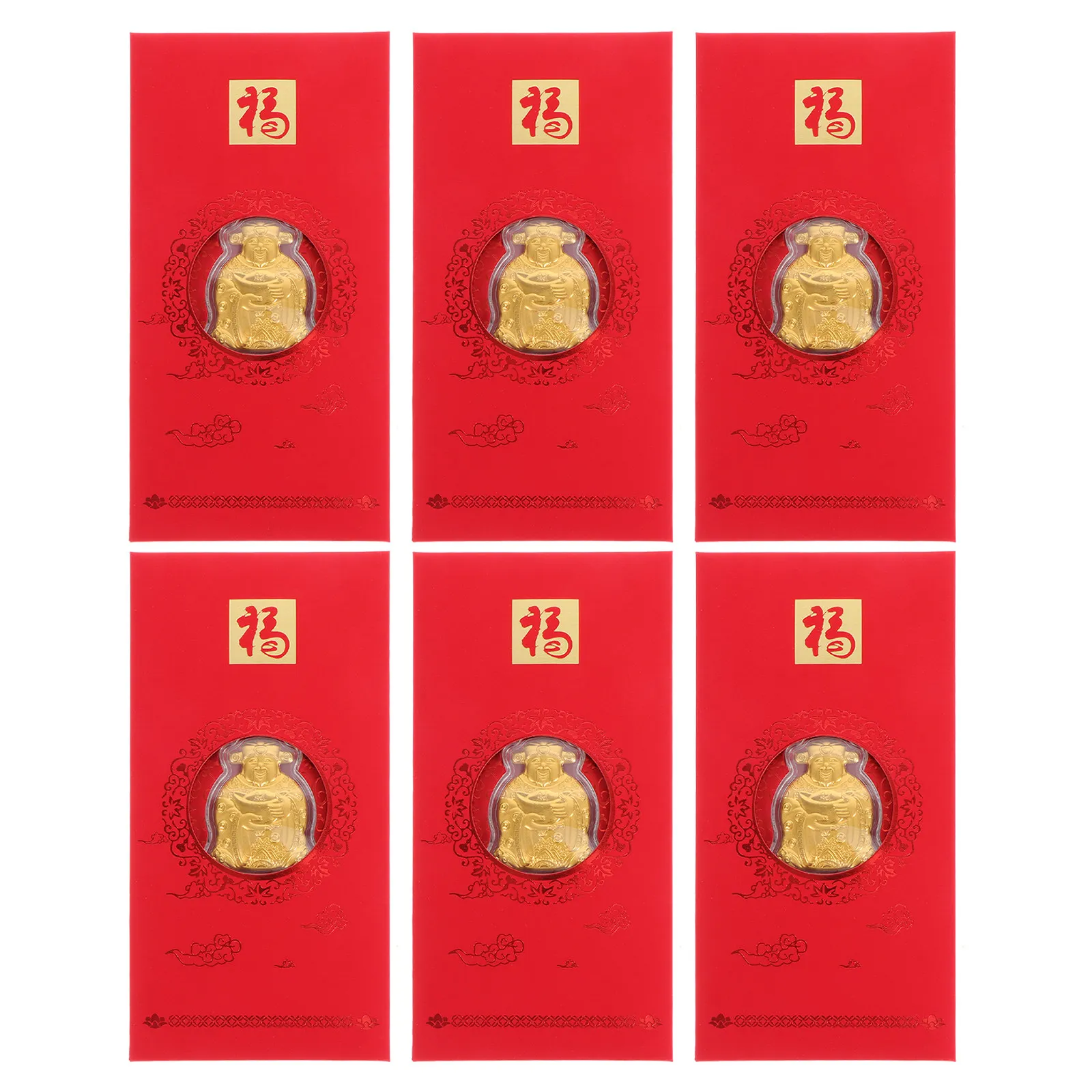 6Pcs Exquisite Chinese New Year Red Envelopes for Year of Tiger Lucky Money Packets Traditional Red Packet Gift Ceremony
6Pcs Exquisite Chinese New Year Red Envelopes for Year of Tiger Lucky Money Packets Traditional Red Packet Gift Ceremony