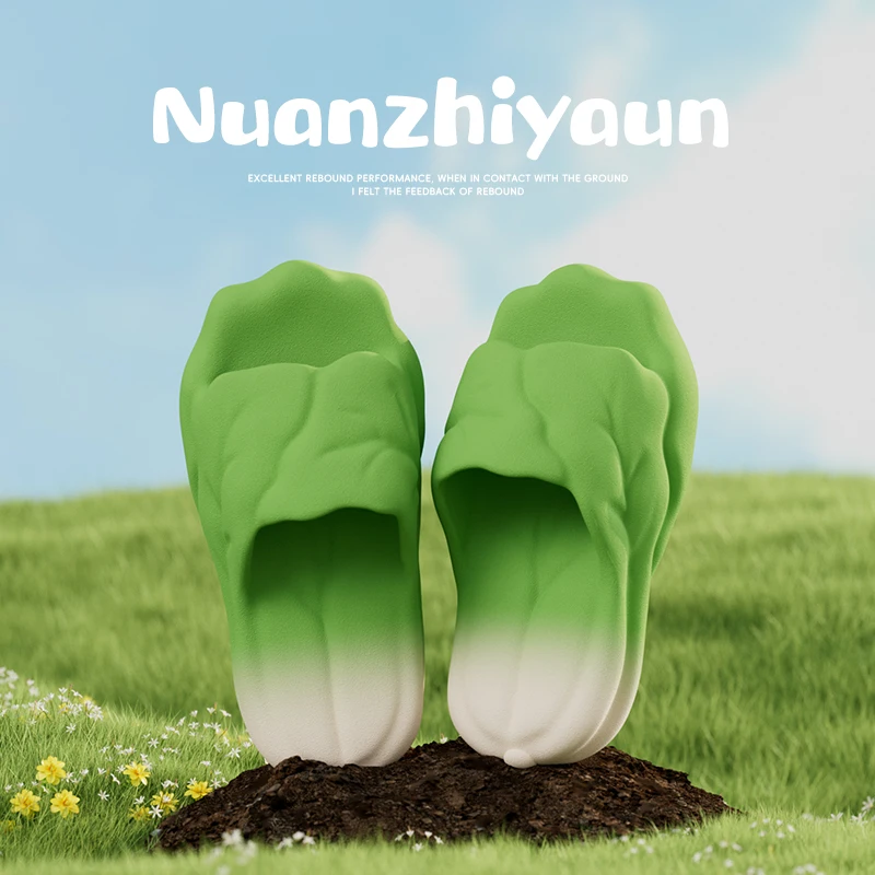 Casual Creative Vegetable Slippers Funny 3D Cabbage Sandals Soft Bottom Thick Sole EVA Summer Shoes Footwear for Women Men
Casual Creative Vegetable Slippers Funny 3D Cabbage Sandals Soft Bottom Thick Sole EVA Summer Shoes Footwear for Women Men