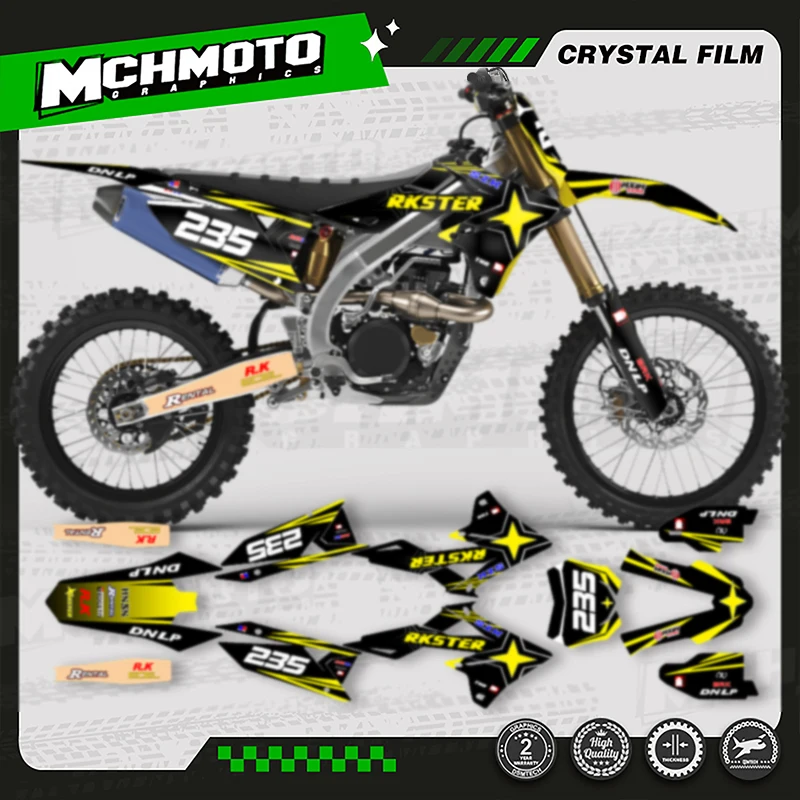 MCHMFG MOTO Motorcycle Graphics Decal Stickers Kit For SUZUKI 2018 2019 2020 RMZ450 19-22 RMZ250 Number Name Custom
MCHMFG MOTO Motorcycle Graphics Decal Stickers Kit For SUZUKI 2018 2019 2020 RMZ450 19-22 RMZ250 Number Name Custom