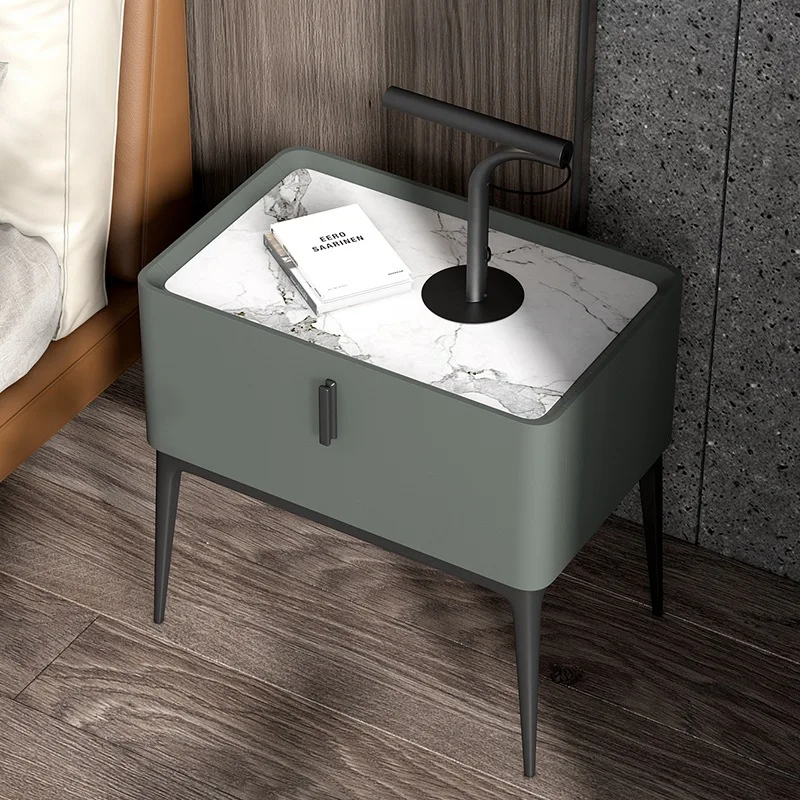 Italian simple rock slab bedside table leather solid wood bedside table modern light luxury bedroom bedside table edge few ins w
Italian simple rock slab bedside table leather solid wood bedside table modern light luxury bedroom bedside table edge few ins w