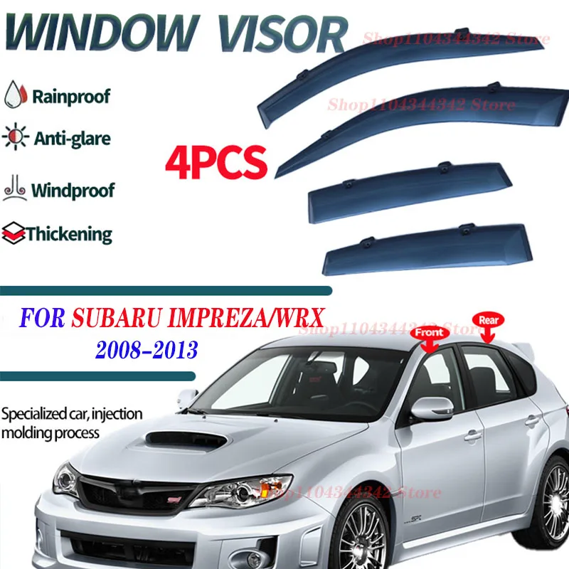 For Impreza Window visors Rain water prevention; Covering the sunlight; Anti fog; Snow prevention
For Impreza Window visors Rain water prevention; Covering the sunlight; Anti fog; Snow prevention