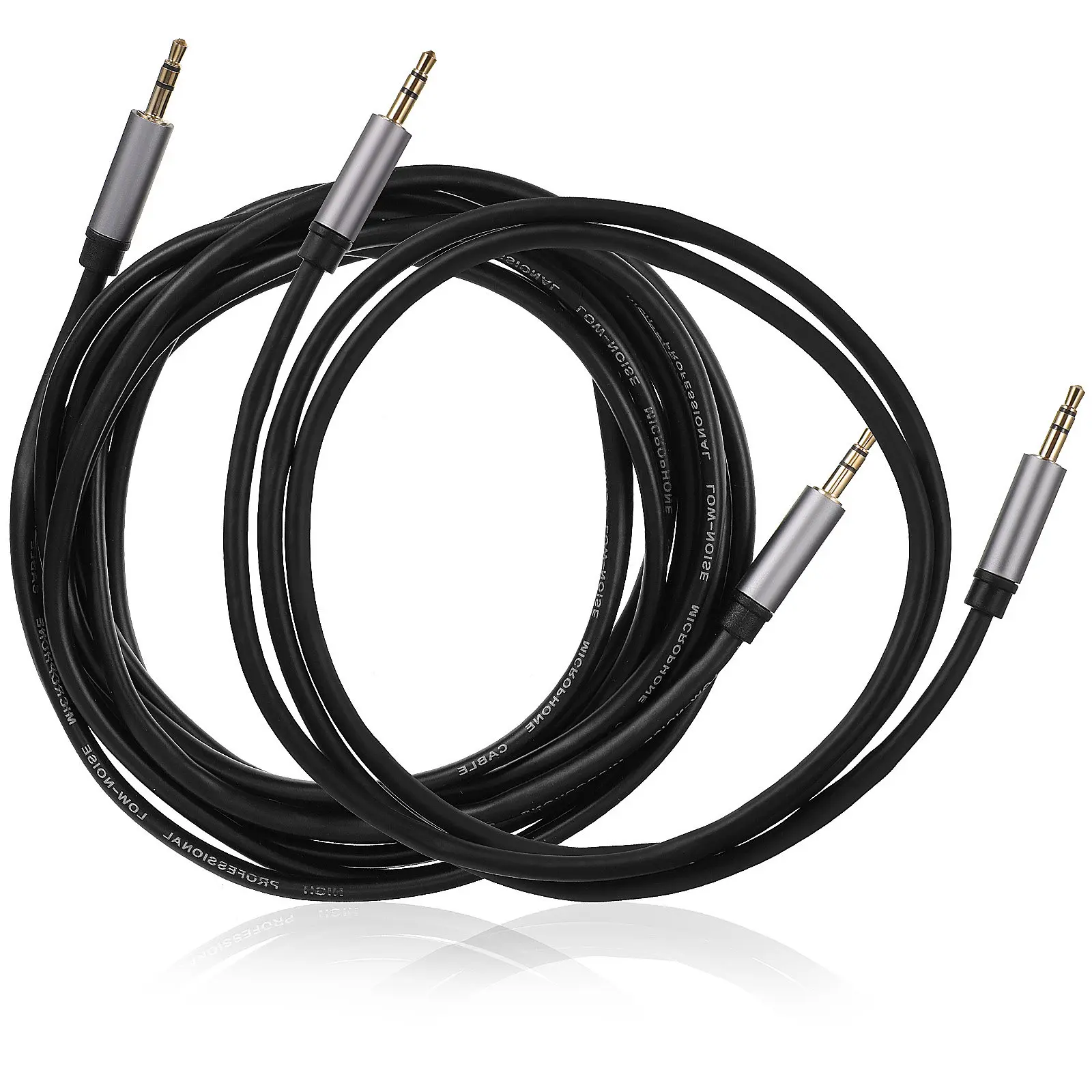2Pcs 3.5mm Audio Cables Oxygen Free Copper Aux Cord Stereo Jack Cable for Car Speaker Headphone Extension Replacement Wire
2Pcs 3.5mm Audio Cables Oxygen Free Copper Aux Cord Stereo Jack Cable for Car Speaker Headphone Extension Replacement Wire