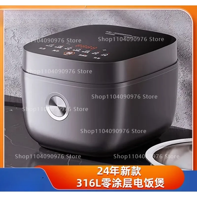 Rice cooker 4 liters 0 coated rice cooker micro-pressure multi-functional steamed rice F-40F316L stainless steel liner
Rice cooker 4 liters 0 coated rice cooker micro-pressure multi-functional steamed rice F-40F316L stainless steel liner