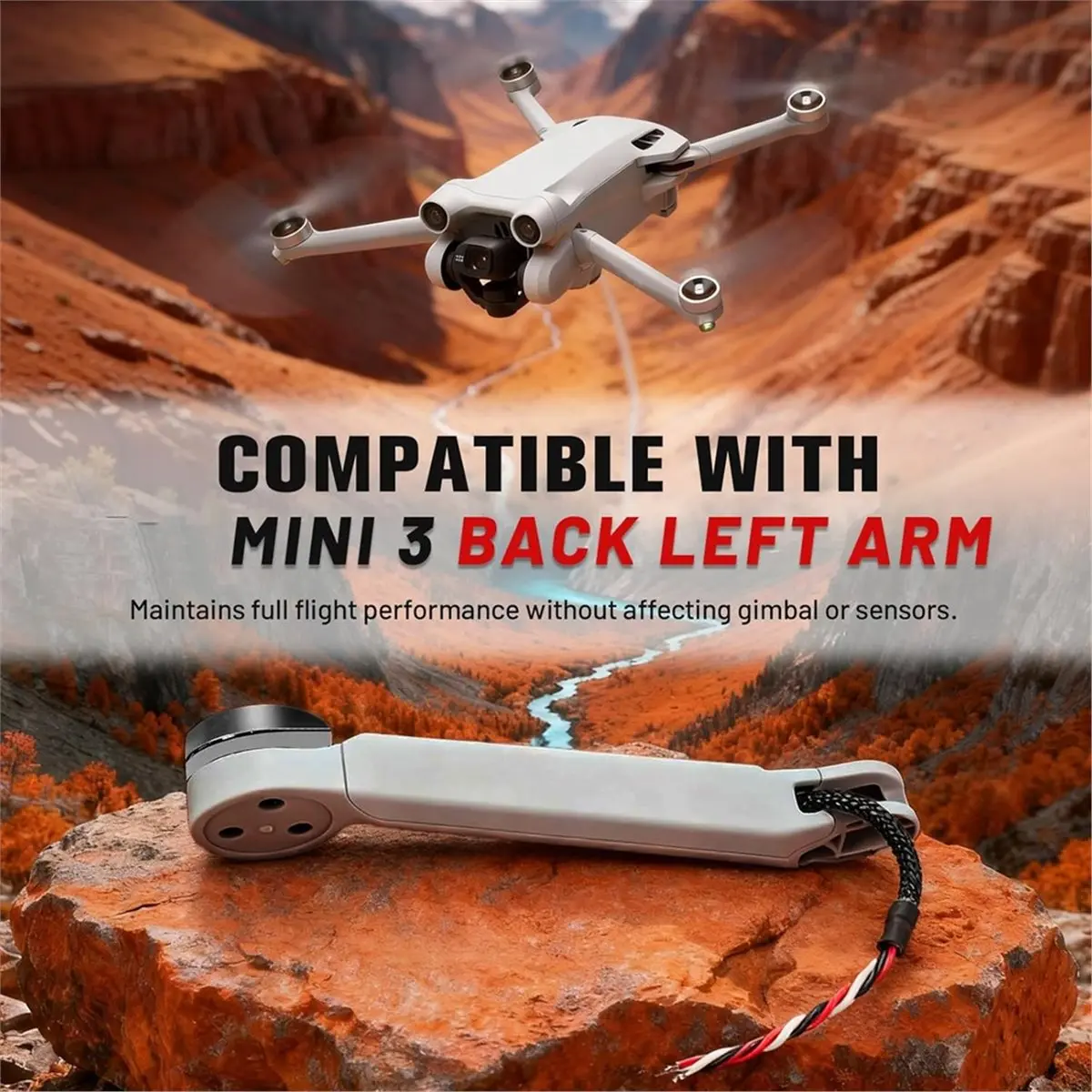 New Electronics Mini 3 Drone Motor Arm Assembly Replacement Back Left Arm, Compatible for Mini 3 Spare Parts
New Electronics Mini 3 Drone Motor Arm Assembly Replacement Back Left Arm, Compatible for Mini 3 Spare Parts