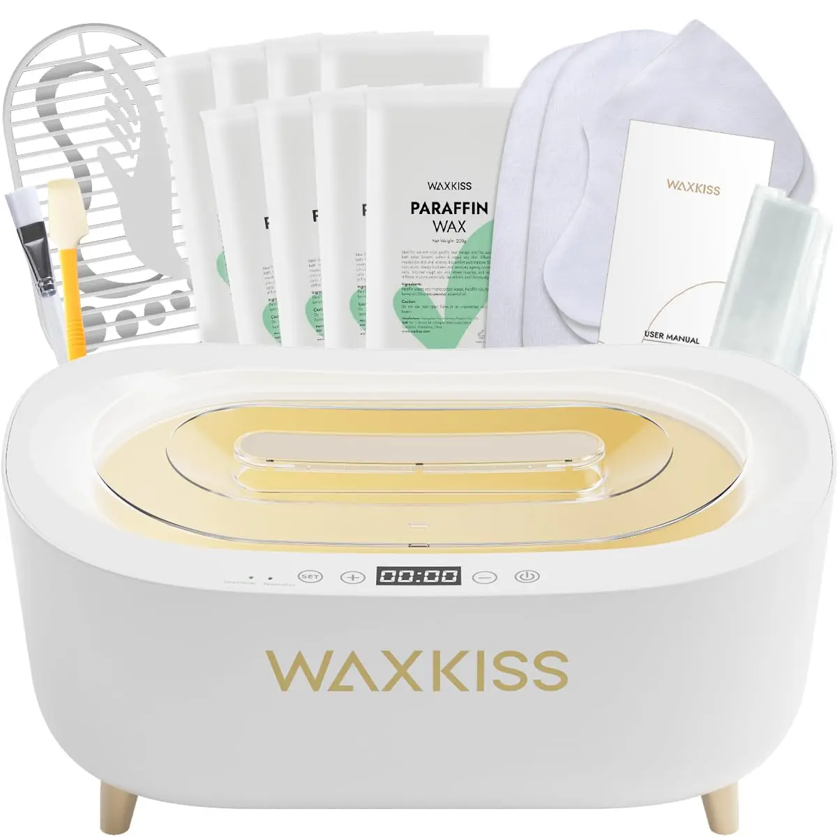 Intelligent Paraffin Wax Machine for Hands & Feet, 8 Refills, 4500ml, 3 Modes, Home Spa Kit
Intelligent Paraffin Wax Machine for Hands & Feet, 8 Refills, 4500ml, 3 Modes, Home Spa Kit