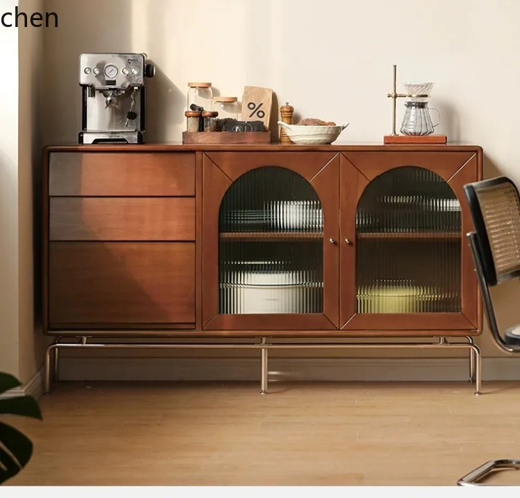 PYH Solid Wood Sideboard Cabinet Restaurant Wall-Mounted Solid Wood Storage Cabinet
PYH Solid Wood Sideboard Cabinet Restaurant Wall-Mounted Solid Wood Storage Cabinet