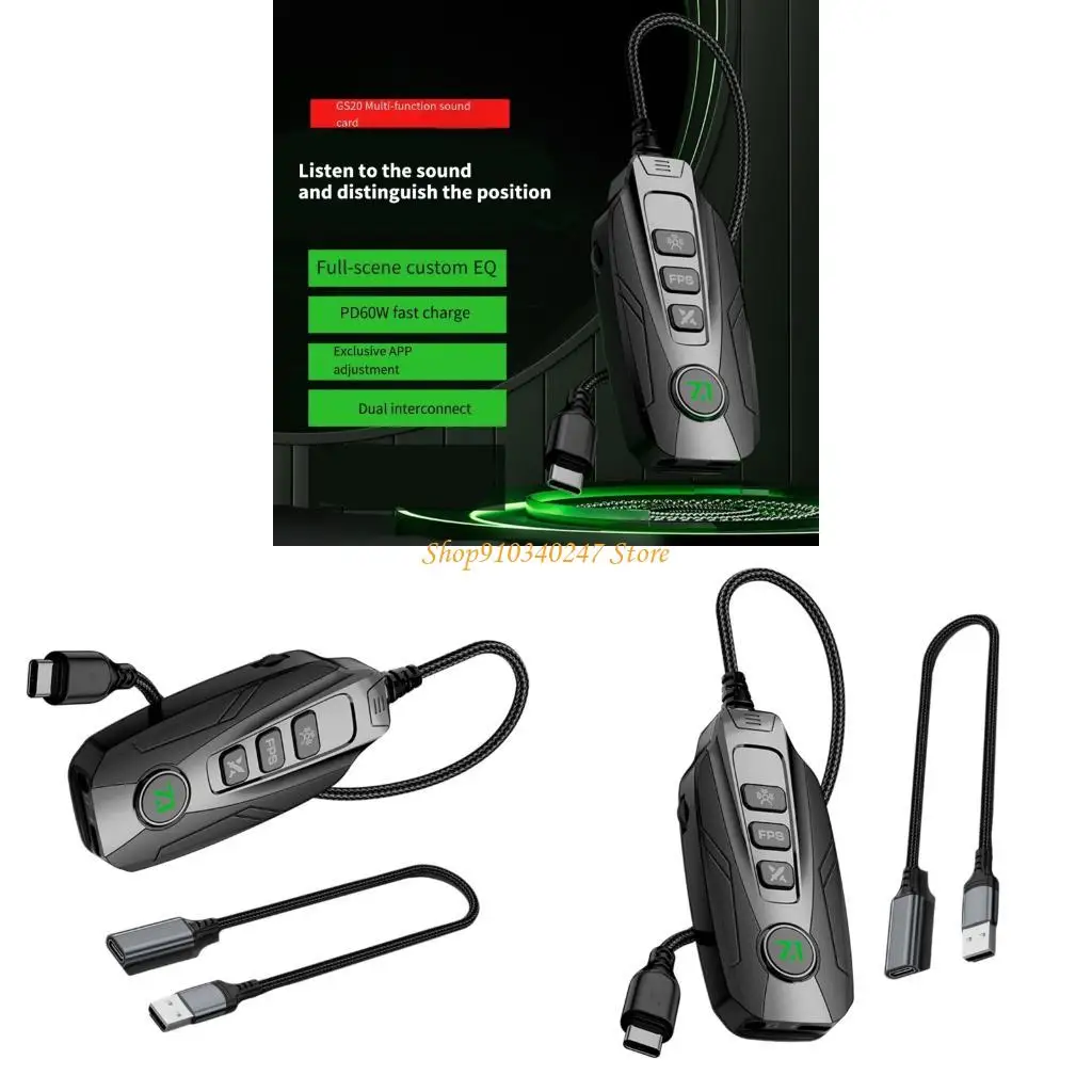Q22A USB Mini Sound Card External with Virtual Surround Sound 7.1 Channel for Gaming
Q22A USB Mini Sound Card External with Virtual Surround Sound 7.1 Channel for Gaming