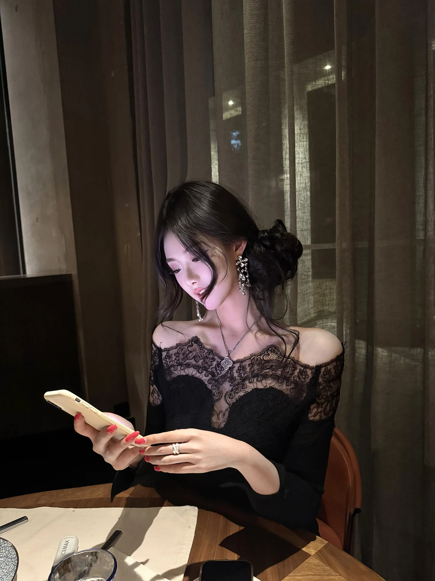 Slimming Soft Pure Desire One oulder Base irt Women's Faion Casual Sle Long Sve Lace King J Studio
Slimming Soft Pure Desire One oulder Base irt Women's Faion Casual Sle Long Sve Lace King J Studio