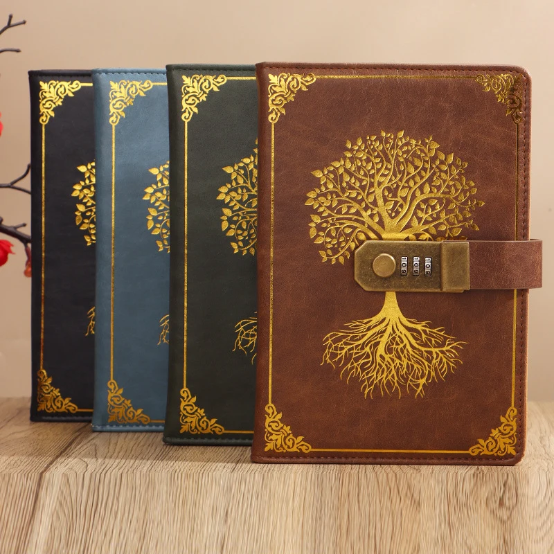 A5 Retro Password Notebook with Pen Holder Office Business Meeting Minutes Retro Travel Diary Gifts
A5 Retro Password Notebook with Pen Holder Office Business Meeting Minutes Retro Travel Diary Gifts