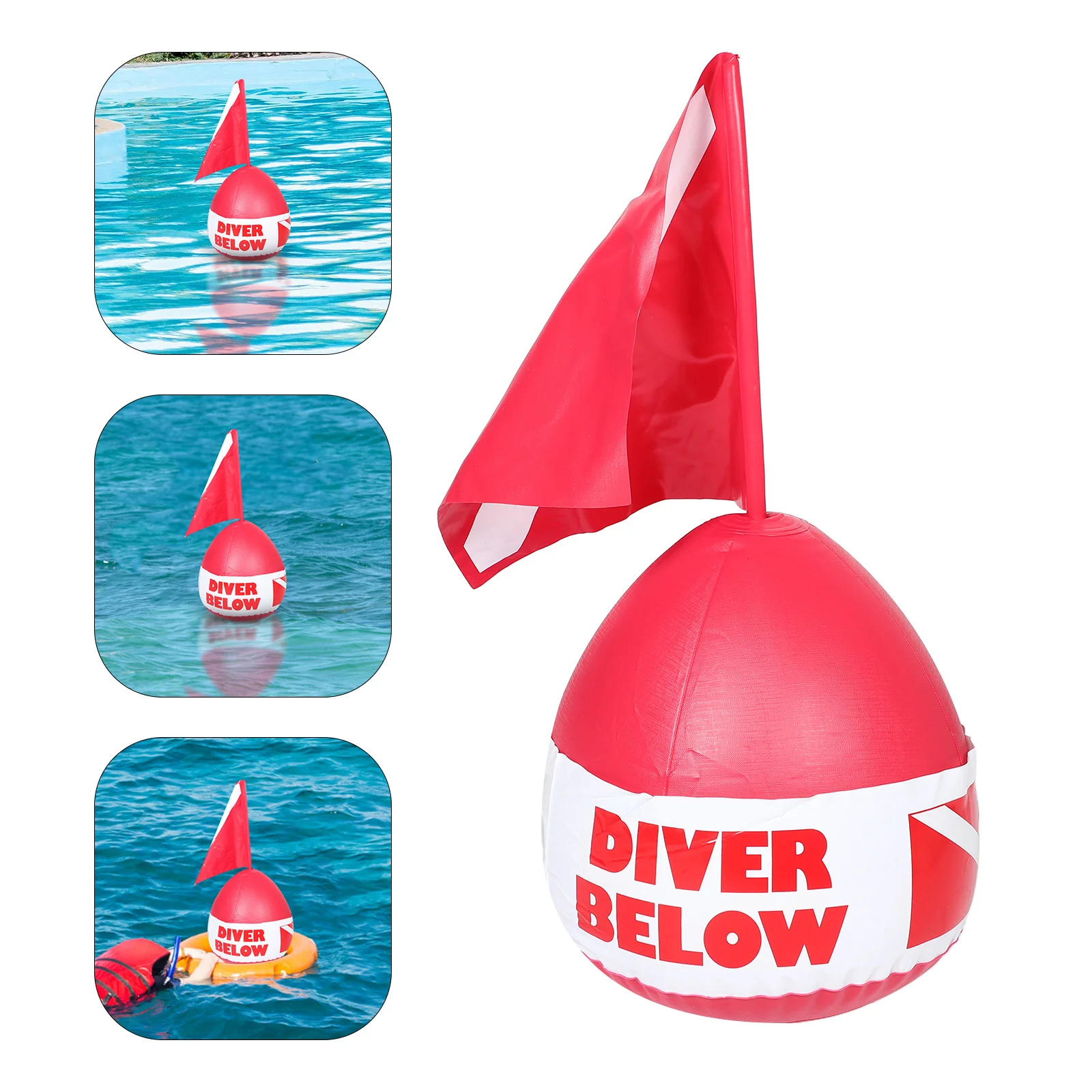 PVC Diving Buoy with Flag High Visibility Inflatable Signal Float for Scuba Snorkeling Spearfishing Dive Safety Gear Positioning
PVC Diving Buoy with Flag High Visibility Inflatable Signal Float for Scuba Snorkeling Spearfishing Dive Safety Gear Positioning