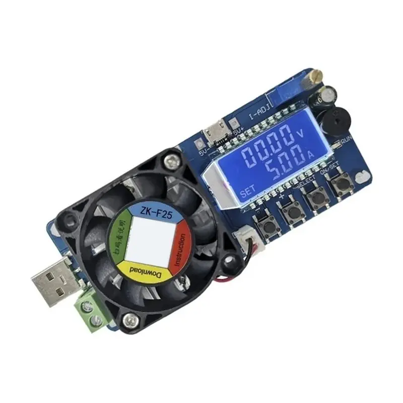 A03F-Adjustable Resistance 4A Electronic Load Current Voltage Power Tester USB Port LCD Display Protection Unloaded For Arduino
A03F-Adjustable Resistance 4A Electronic Load Current Voltage Power Tester USB Port LCD Display Protection Unloaded For Arduino