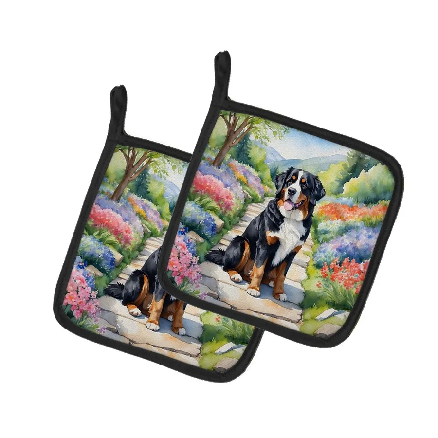 Bernese Mountain Dog Spring Path Pair of Pot Holders Kitchen Heat Resistant Pot Holders Sets Oven Hot Pads for Cooking Baking B
Bernese Mountain Dog Spring Path Pair of Pot Holders Kitchen Heat Resistant Pot Holders Sets Oven Hot Pads for Cooking Baking B