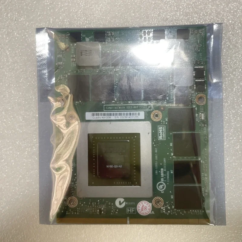 Видеокарта K4100M 4 ГБ памяти DDR5 K4100 подходит для A1312
Видеокарта K4100M 4 ГБ памяти DDR5 K4100 подходит для A1312