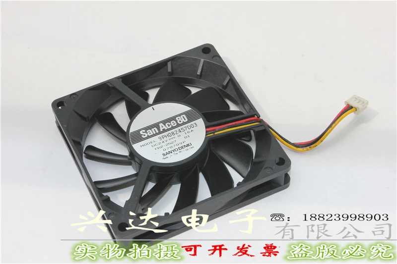 9PH0824S7D03 Air Volume 8015 8cm 24v 0.16A Inverter Cooling Fan
9PH0824S7D03 Air Volume 8015 8cm 24v 0.16A Inverter Cooling Fan