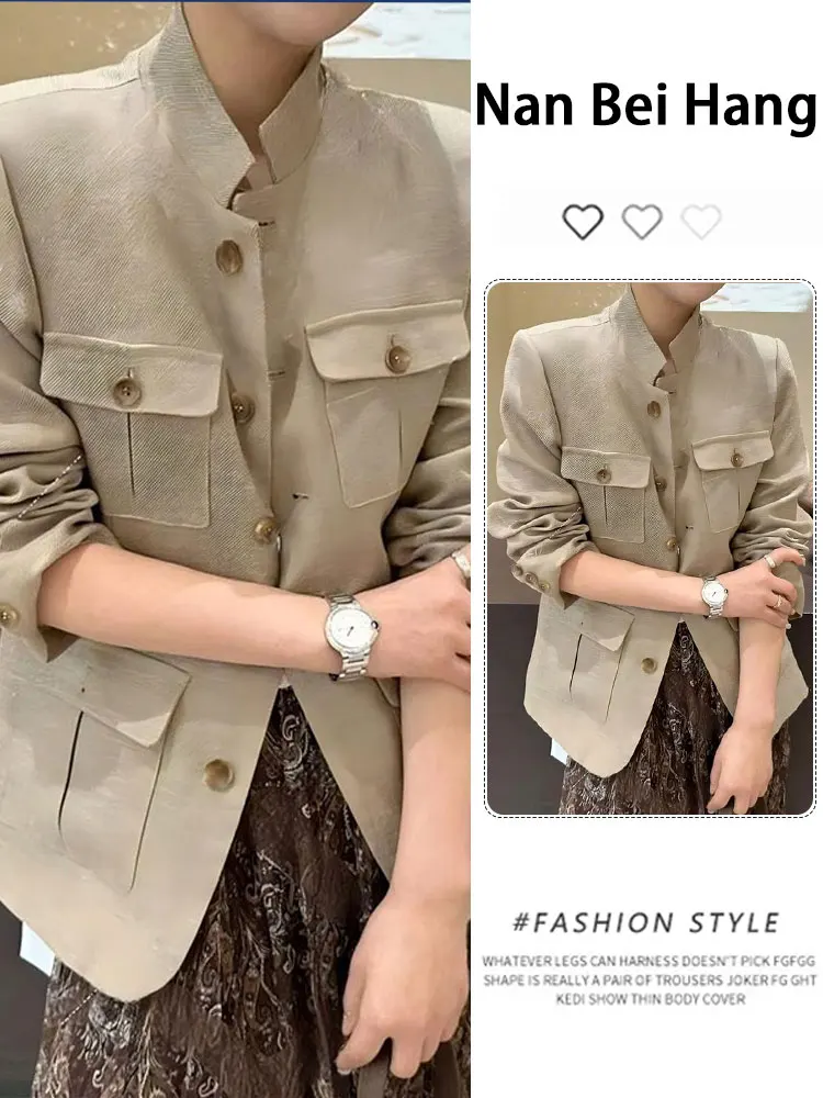Business Commute Style Women's Slim Fit Collar Jacket Multi-Button Elegant Spring Autumn New Fashion Outerwear Top
Business Commute Style Women's Slim Fit Collar Jacket Multi-Button Elegant Spring Autumn New Fashion Outerwear Top
