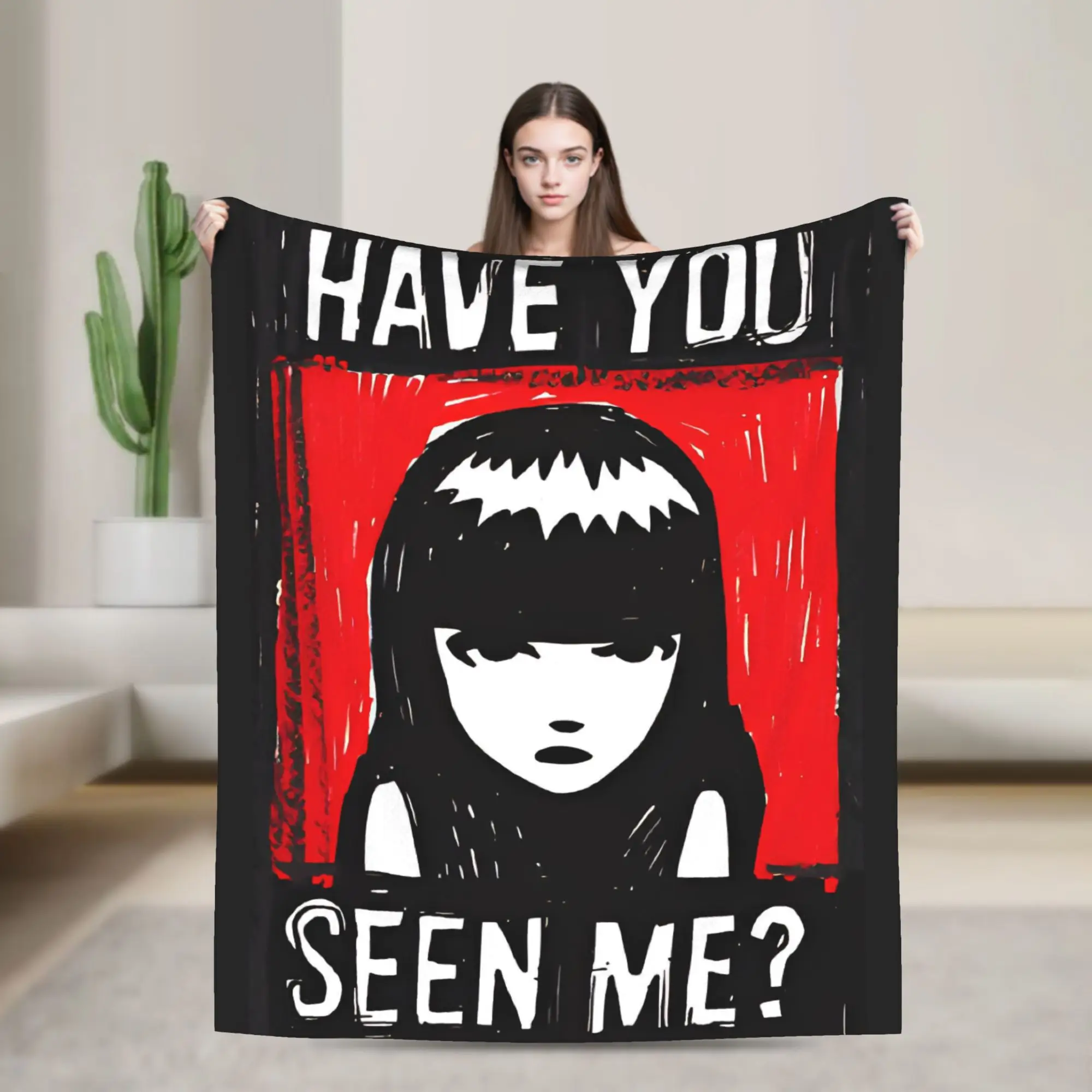 E-Emily the Strange Knitted Blanket Fleece Warm Throw Blanket for Bedding Couch Bedroom Quilt
E-Emily the Strange Knitted Blanket Fleece Warm Throw Blanket for Bedding Couch Bedroom Quilt