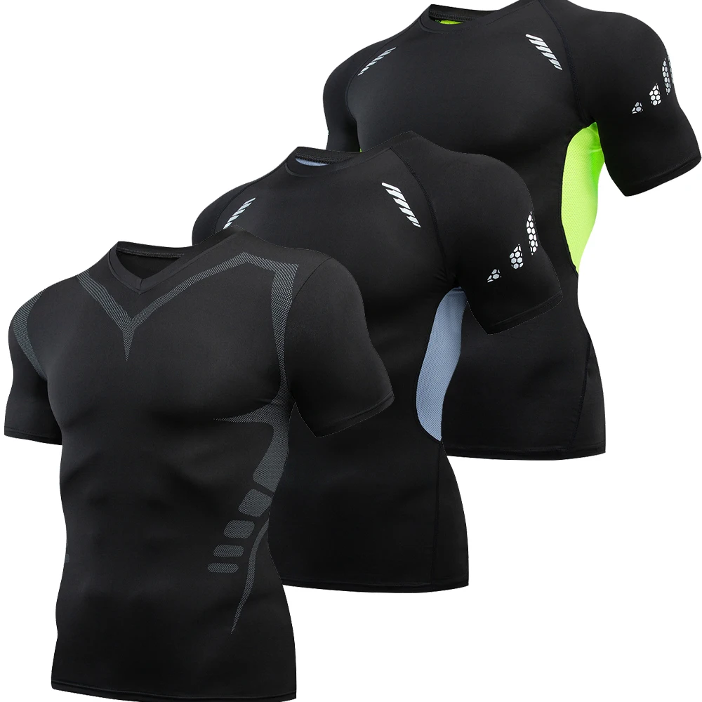 Men's Running Compression Shirts Short Sleeve Sport Gym Tees Fitness Quick Dry Sweatshirt Jogging Tracksuit Athletic Shirt Tops
Men's Running Compression Shirts Short Sleeve Sport Gym Tees Fitness Quick Dry Sweatshirt Jogging Tracksuit Athletic Shirt Tops