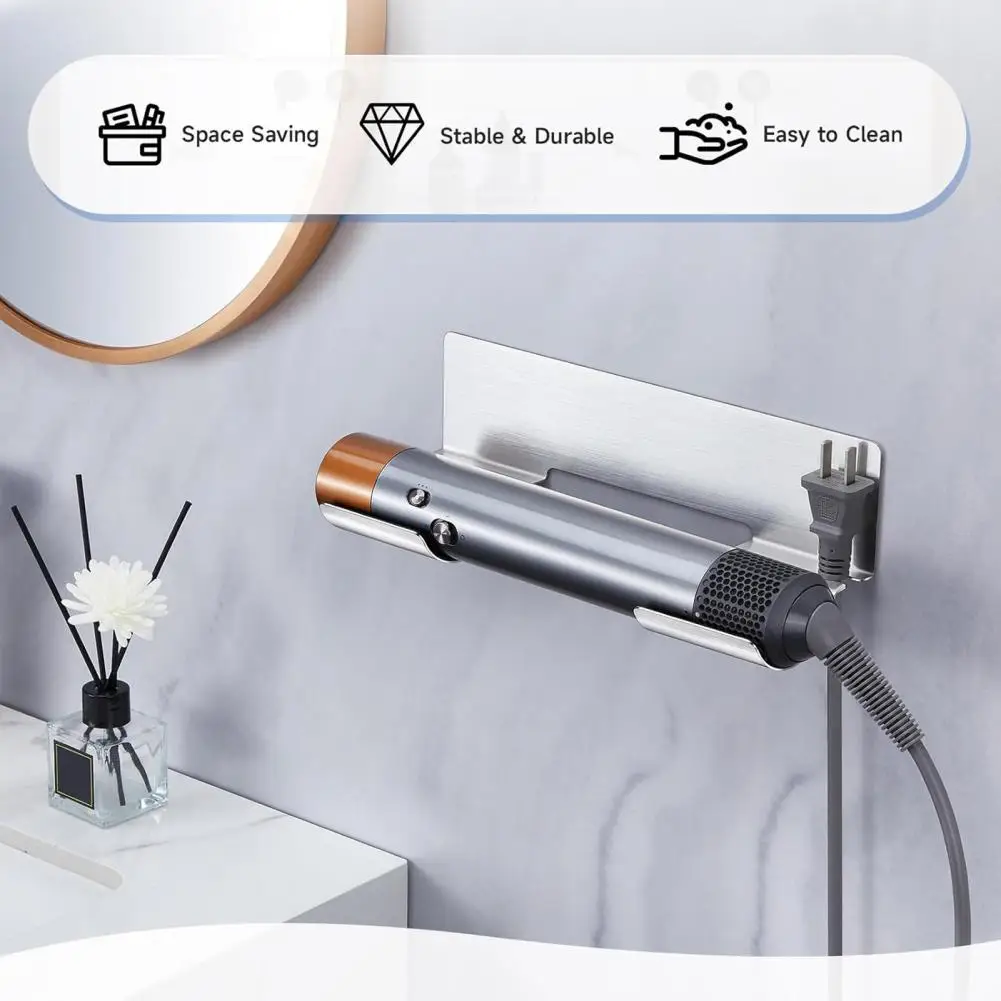 Hair Appliance Storage Rack Hair Styling Tool Rack Hair Dryer Holder with Strong Load-bearing Wall Mounted for Hairdressing
Hair Appliance Storage Rack Hair Styling Tool Rack Hair Dryer Holder with Strong Load-bearing Wall Mounted for Hairdressing