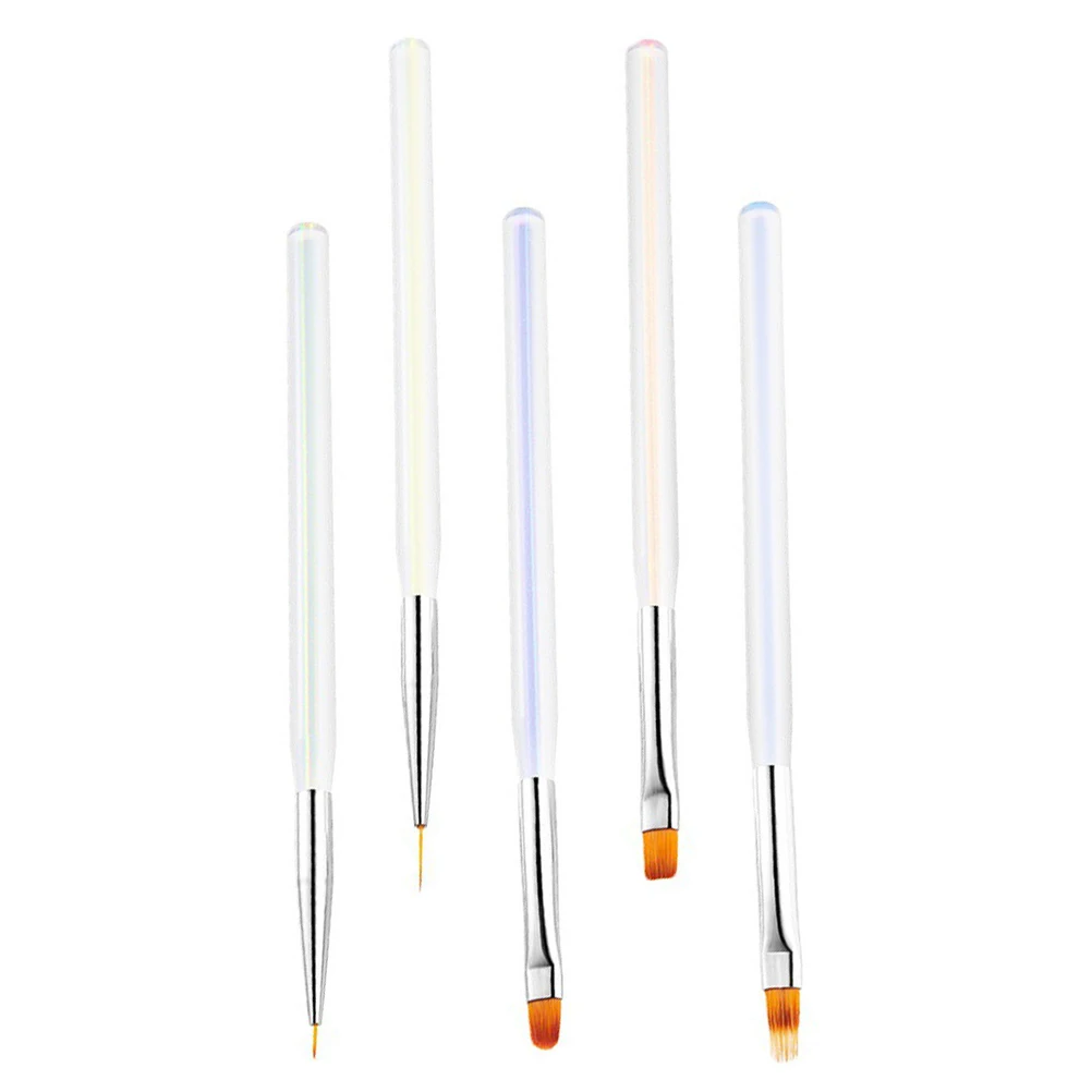 5pcs Nail Art Pen Set Fiber Brushes Acrylic Handles DIY Manicure Nail Painting Tools Drawing Pens Salon Home Use
5pcs Nail Art Pen Set Fiber Brushes Acrylic Handles DIY Manicure Nail Painting Tools Drawing Pens Salon Home Use