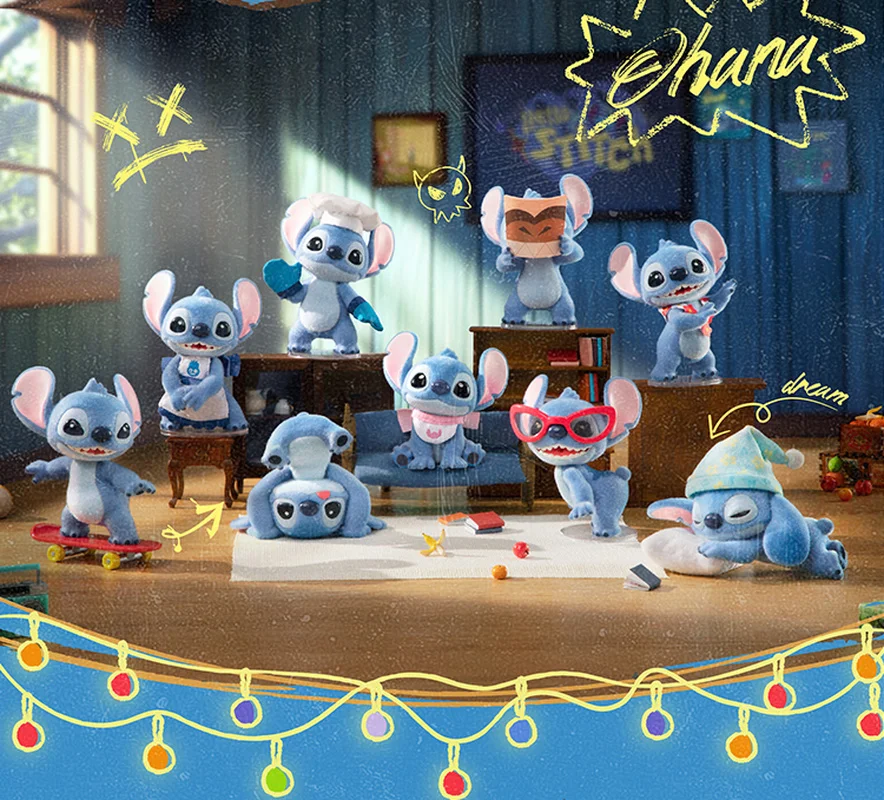 Оригинальная фигурка Disney Stitch «Hello Stitch», слепая коробка, настольная милая периферия, креативная коллекция, украшение, подарок
Оригинальная фигурка Disney Stitch «Hello Stitch», слепая коробка, настольная милая периферия, креативная коллекция, украшение, подарок