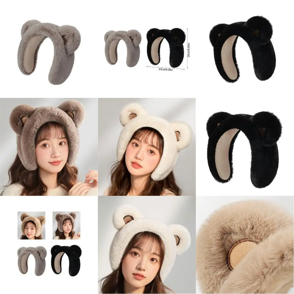Bear Ear Warmer for Women Different Head Sizes Outdoor Winter Activities
Bear Ear Warmer for Women Different Head Sizes Outdoor Winter Activities