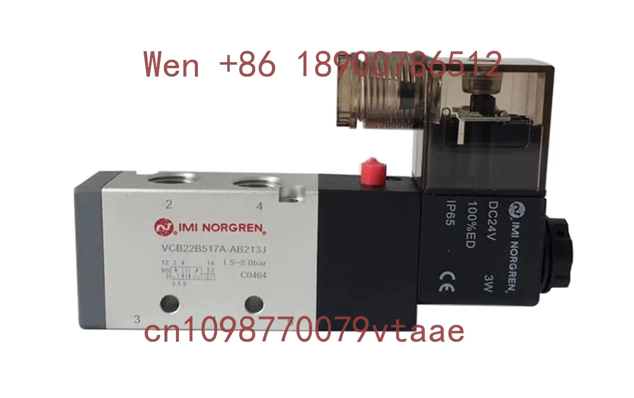NORGREN solenoid valve VCB22B517A-AB213J two-position five-way pneumatic directional valve original
NORGREN solenoid valve VCB22B517A-AB213J two-position five-way pneumatic directional valve original