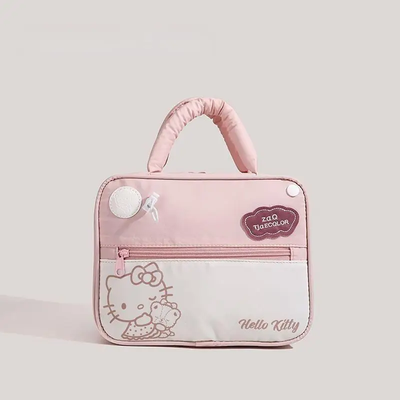 Sanrio Cartoon Hello Kitty Makeup Bag Large Capacity Multi Functional Layered Portable Travel Handheld Toilet Storage Bag
Sanrio Cartoon Hello Kitty Makeup Bag Large Capacity Multi Functional Layered Portable Travel Handheld Toilet Storage Bag