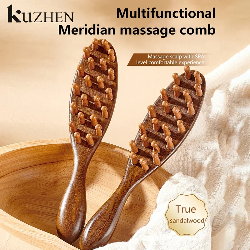 Multi-Functional Wood Therapy Massage Comb Scalp Head Massager Natural Sandalwood Circular Tooth Guasha Scraping Body Massager
Multi-Functional Wood Therapy Massage Comb Scalp Head Massager Natural Sandalwood Circular Tooth Guasha Scraping Body Massager