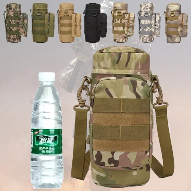 Тактическая портативная сумка для бутылки с водой Molle для спорта на открытом воздухе, кемпинга, пешего туризма, охоты, держателя чайника
Тактическая портативная сумка для бутылки с водой Molle для спорта на открытом воздухе, кемпинга, пешего туризма, охоты, держателя чайника